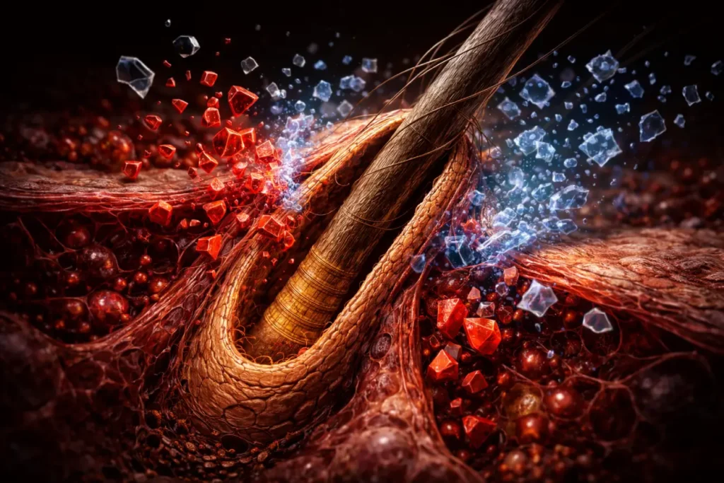 Declining Progesterone and DHT — The Double Signal to Stop